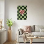 Affiche "I Love You" Verte