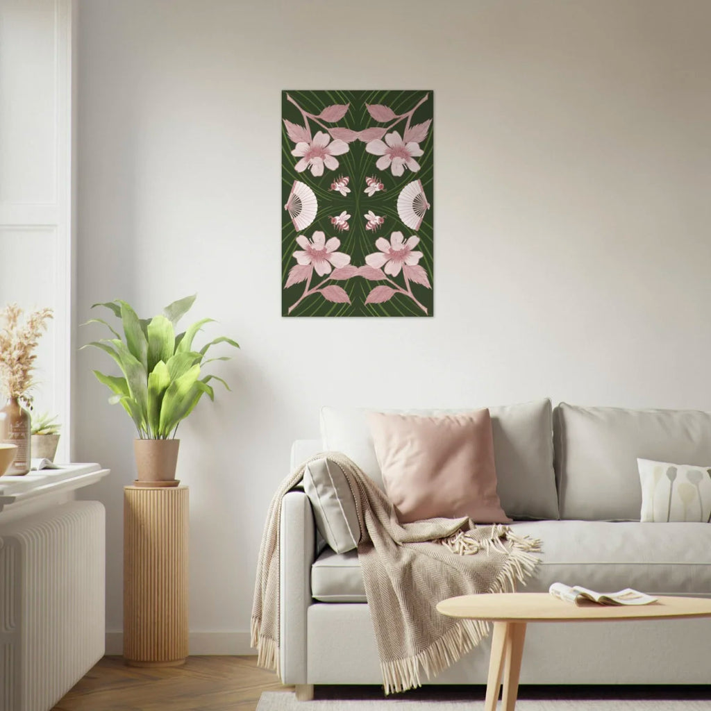 Affiche "Les Messagères" Verte